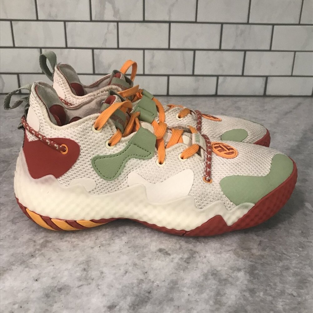 Adidas Harden Sneakers Big Boy Sz 6 Basketball Volume 6 Wonder Magic Lime GW9030
